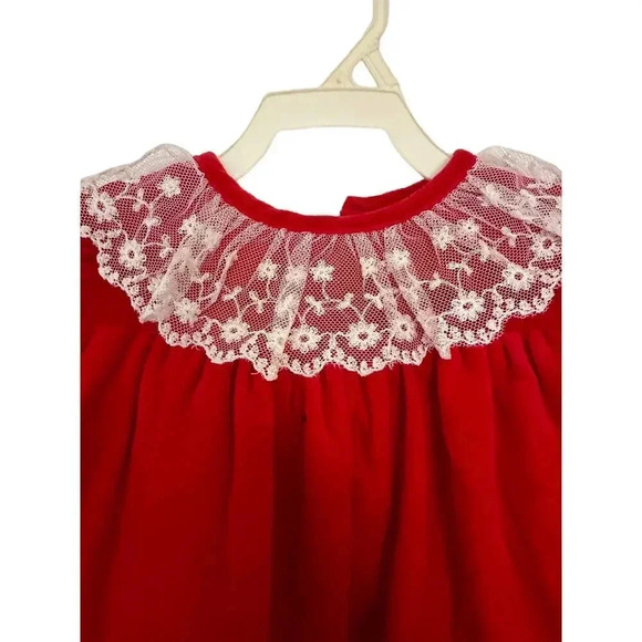 Coming Things Kid's Girl Red Short Sleeve Crew Neck Pullover Dress Size 12 - Picture 6 of 9